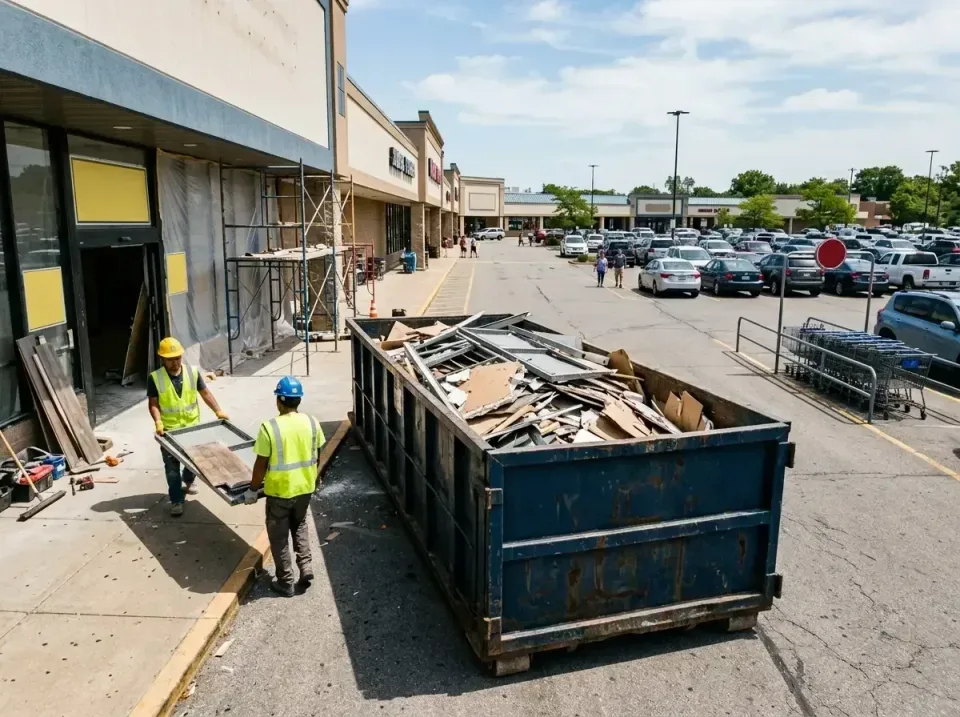 retail-store-renovation-debris-003 — frequently asked questions, Roll-off Dumpster Rentals in Roman Forest, TX